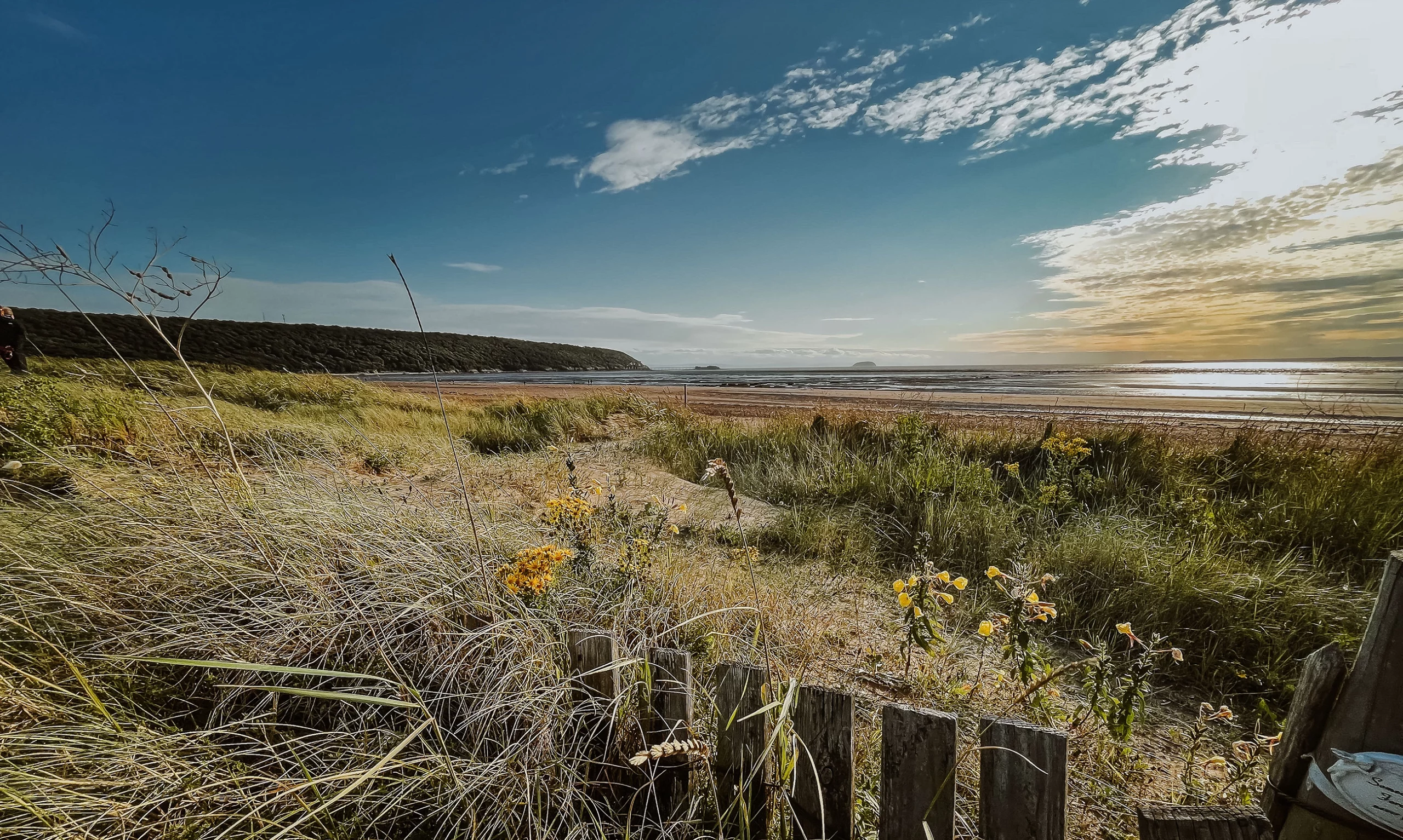 Sand Bay Beach, 2 minutes from Country View Holiday Park
