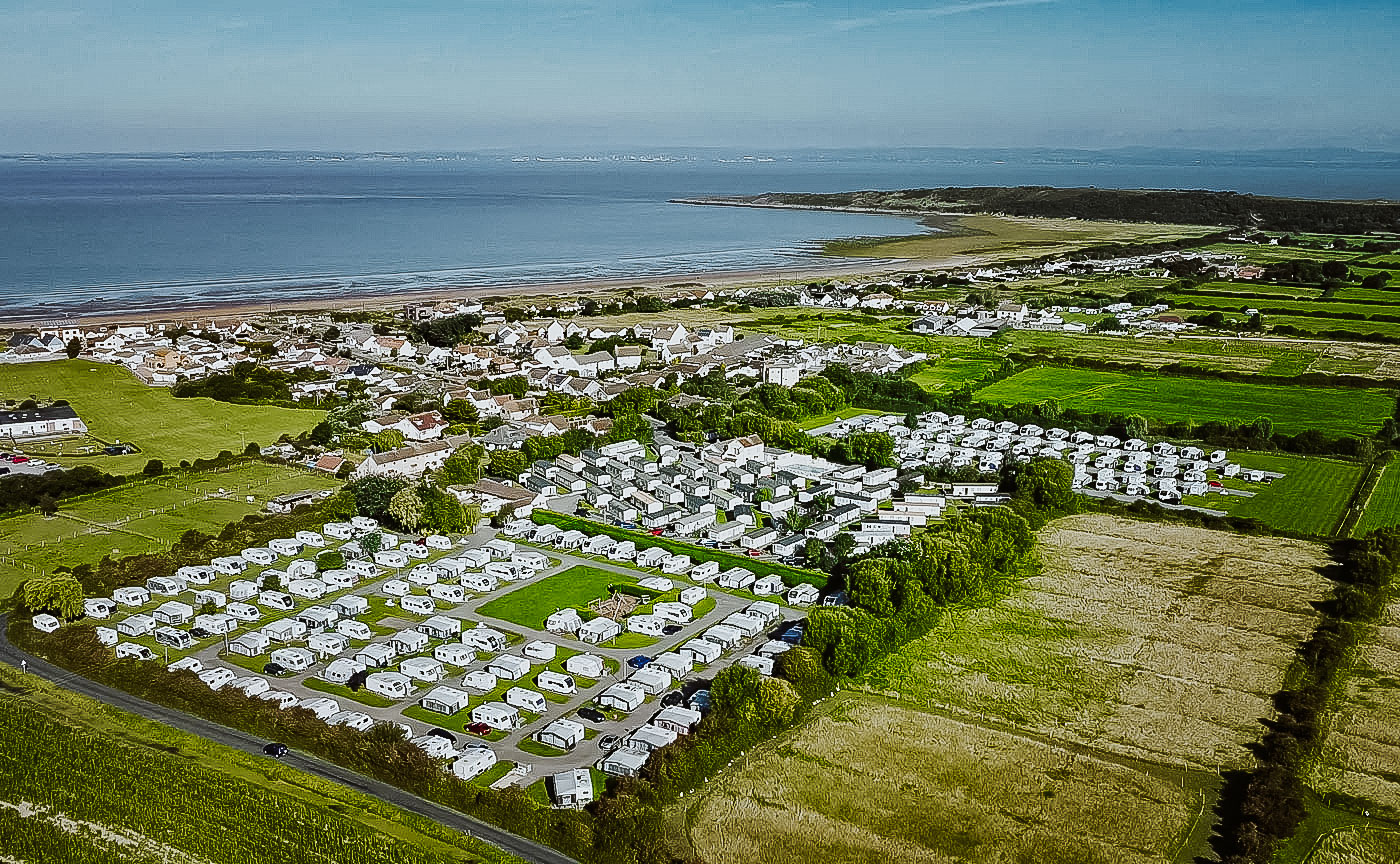 A Birds Eye view of Country View Holiday Park in Weston Super Mare